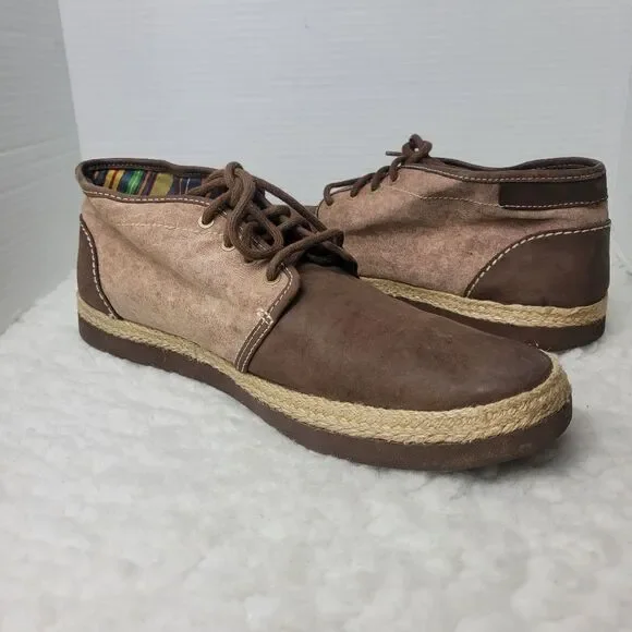 UGG Australia Chukka Vibram Sole Shoes Men’s 11.5 Brown Beige 1002236 - Picture 5 of 9